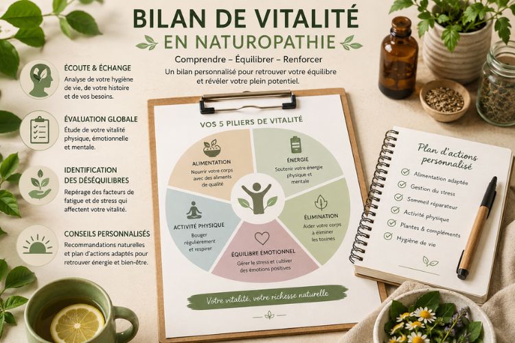 bilan de vitalit� naturopathie
