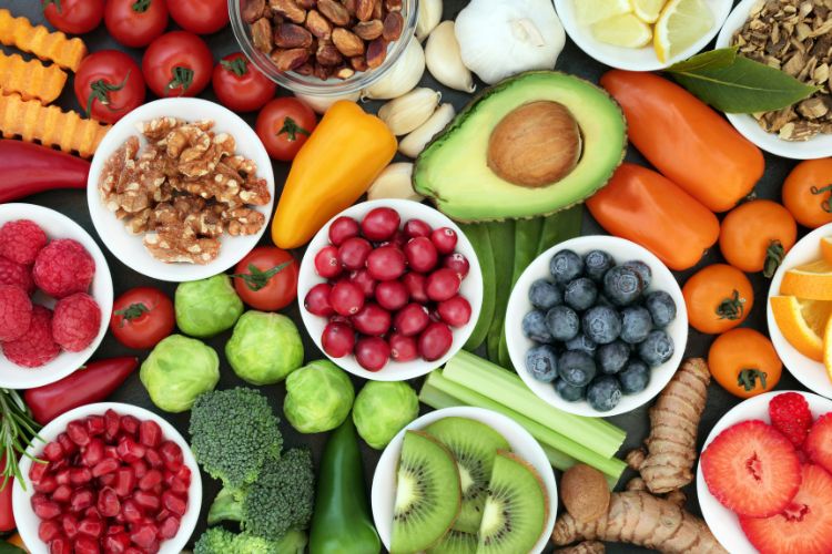 palette color�e de superaliments